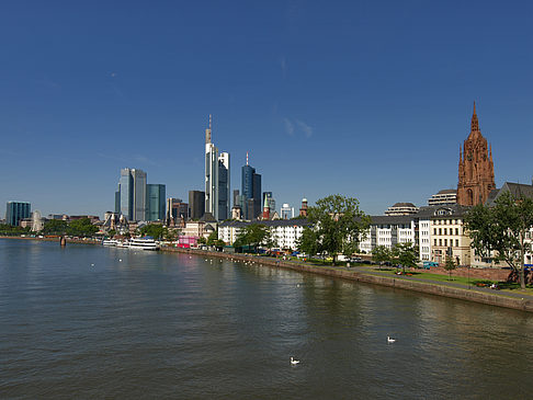 Blick über den Main - Hessen (Frankfurt am Main)