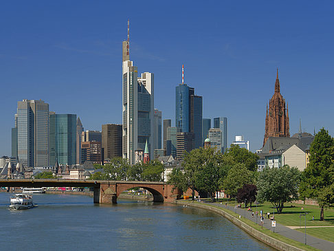 Blick von Obermainbrücke - Hessen (Frankfurt am Main)
