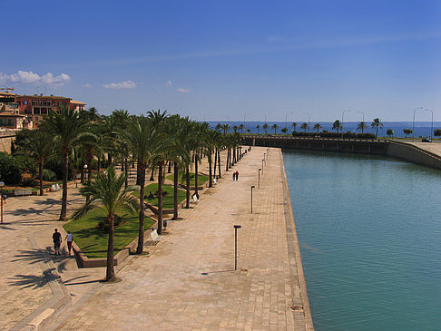 Blick von der Mauer der La Seu - Mallorca (Palma de Maljorka)