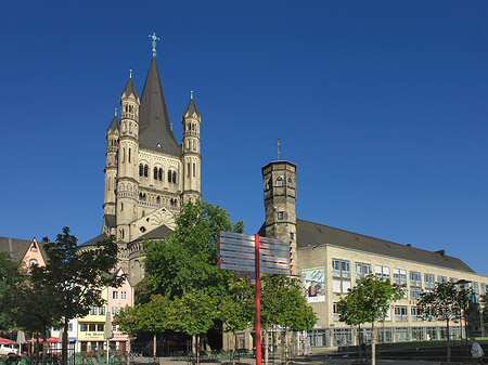 Schild vor Groß St.Martin - Nordrhein-Westfalen (Köln)