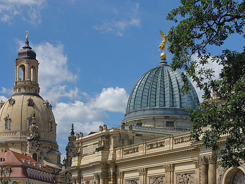 Frauenkirche und Kunstakademie - Sachsen (Dresden)