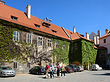 Haus mit Efeu