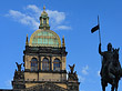 Foto Wenzelsdenkmal mit Museum