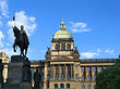 Foto Wenzelsdenkmal mit Museum