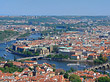 Prag mit Moldau Foto 