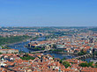 Prag mit Moldau Foto 