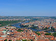 Prag mit Moldau Foto 