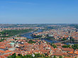 Prag mit Moldau Fotos