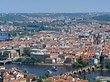 Prag mit Moldau Foto 