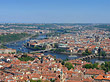Prag mit Moldau Foto 