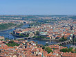 Prag mit Moldau Foto 