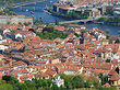 Prag mit Moldau Foto 