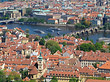 Prag mit Moldau Foto 