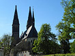 Rückseite der Kirche