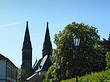 Rückseite der Kirche Fotos