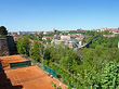 Tennisplatz auf dem Vyšehrad
