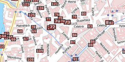 Altstädter Rathaus Prag Stadtplan